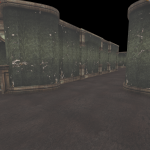 There are 2 entrances to the Guest Wing area, but both funnel towards the Atrium at the end of a short set of hallways.