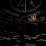 The hidden area within the Study. This space contains the Key to the Guest Wing, as well as some detailed notes about the mansion owner's experiments.