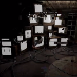 As an enemy or any sort of paranormal activity occurs near the Player, a glitching post process effect was applied to their camera to tell them danger was near. This effect got stronger the closer/longer any supernatural phenomena was around the Player.